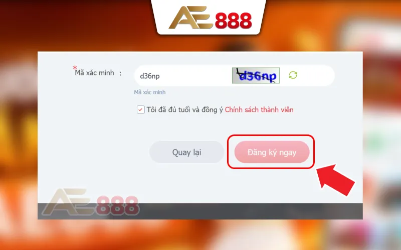 Đăng nhập ae888