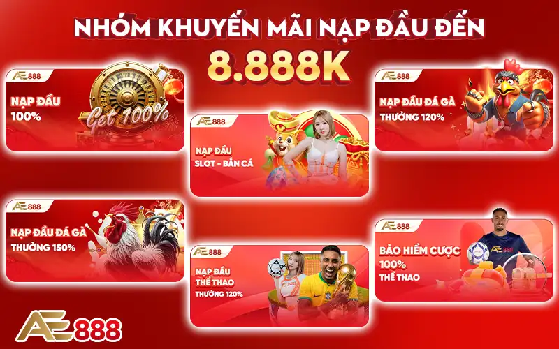 khuyến mãi nạp đầu AE888
