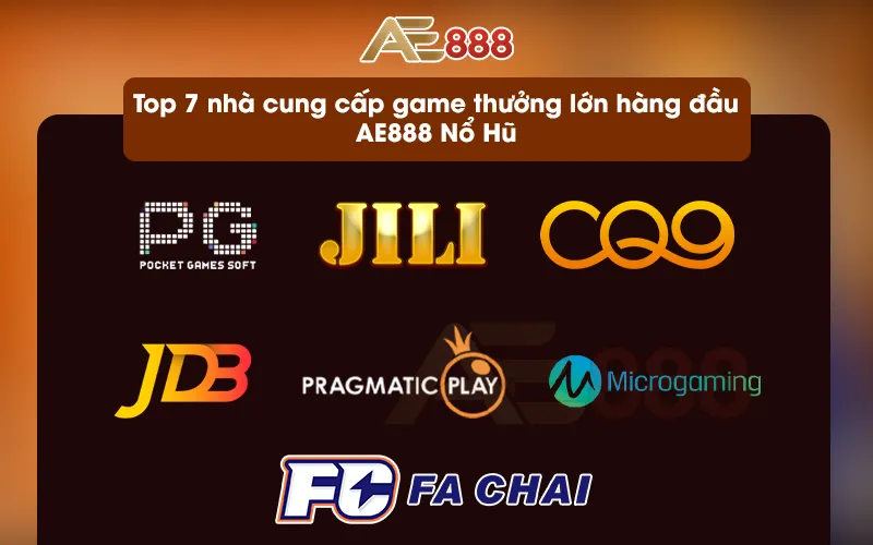 7 nhà cung cấp game